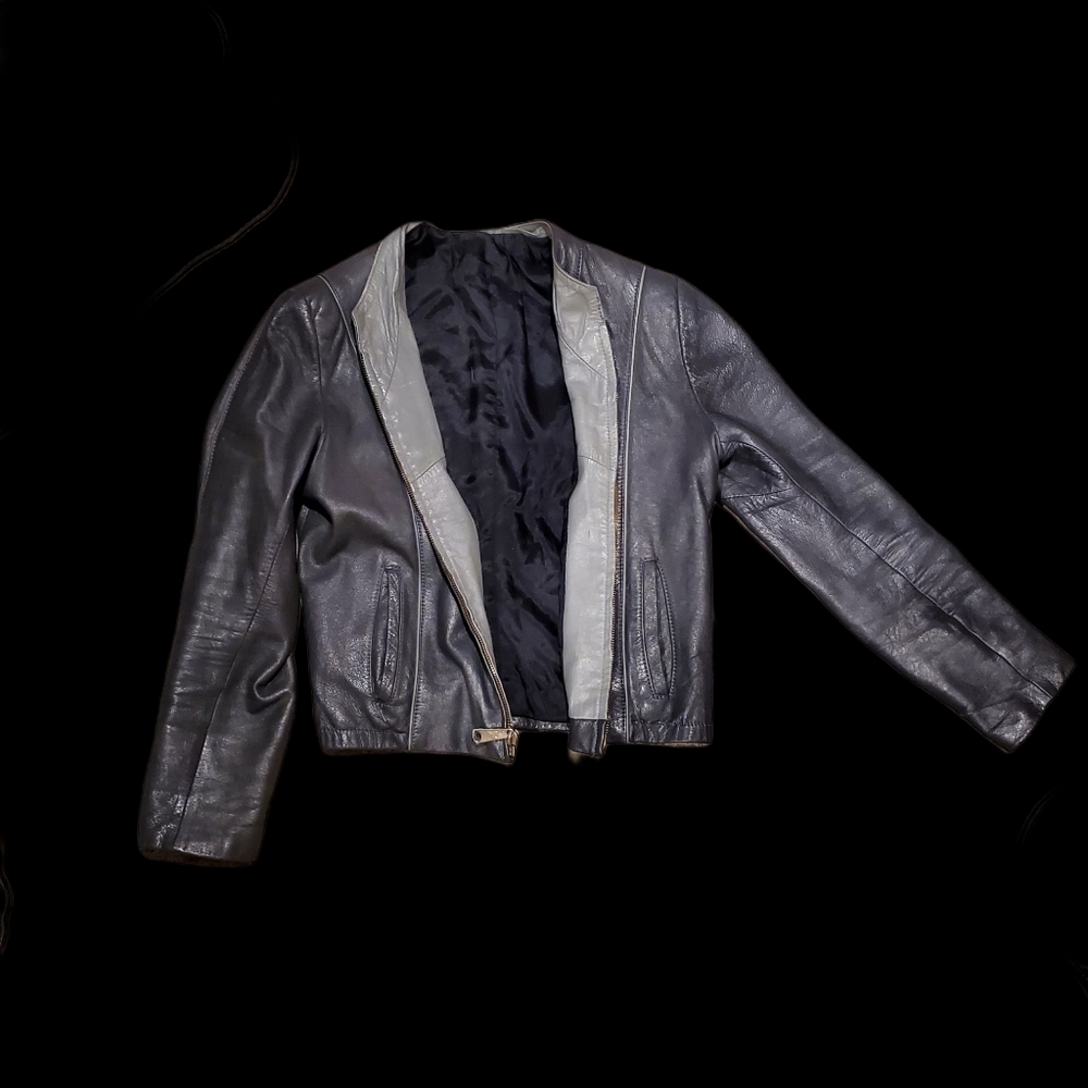 IDEAL Motorcycle Cafe Racer Leather Jacket